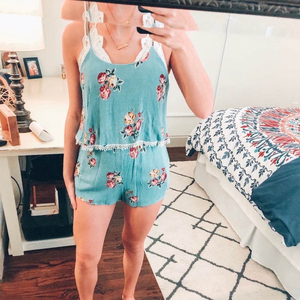 boutique floral romper